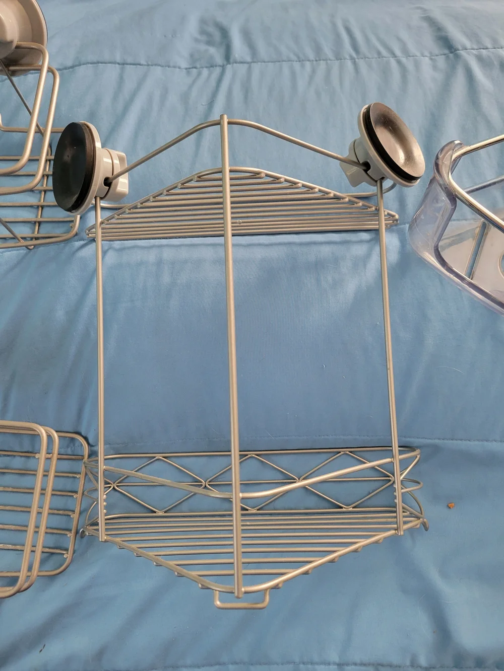 Target Silver Metal Shower Caddy and Corner Shelves Set